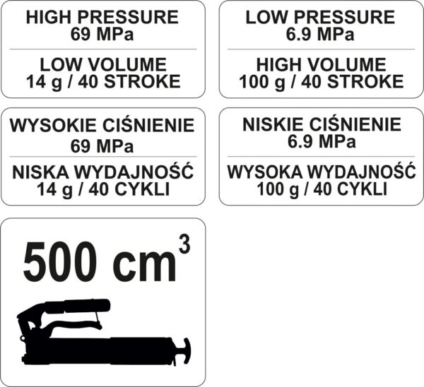 SMAROWNICA WZMOCNIONA DWUSEKCYJNA 0,5L - obrazek 3