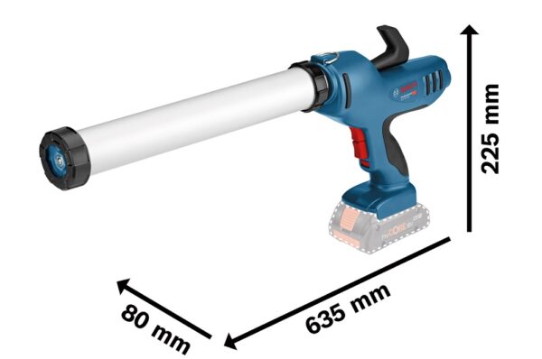 PISTOLET DO SILIKONU I KLEJU GCG-600 18V 0*AH - obrazek 2