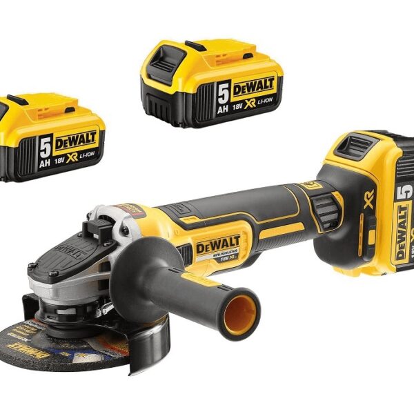 SZLIFIERKA KĄTOWA AKUMULATOROWA 125 MM XR 3*5,0AH