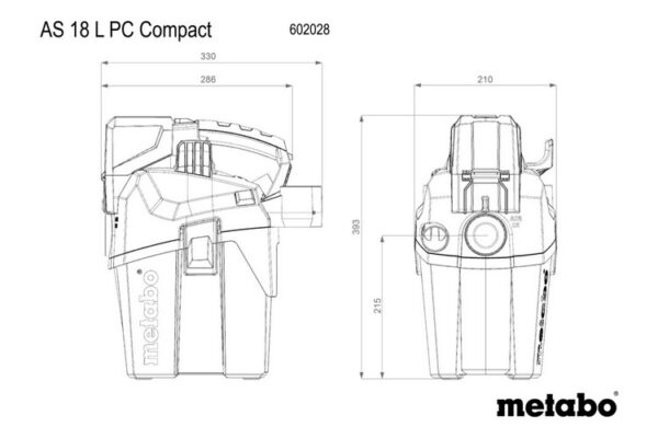 ODKURZACZ AKUMULATOROWY AS 18 L PC COMPACT - obrazek 3