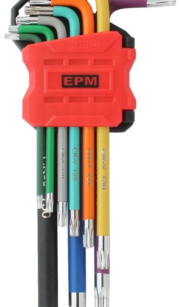 KOMPLET KLUCZY TORX RED LINE 9 SZT.