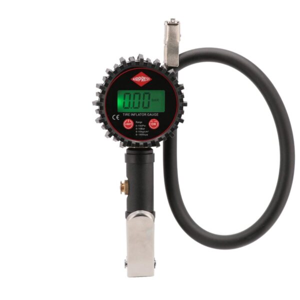 PISTOLET DO POMPOWANIA Z WYŚWIETLACZEM CYFROWYM 10 BAR