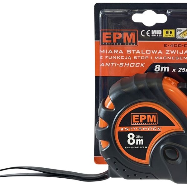 MIARA ZWIJANA ANTI-SHOCK 8M*25MM.