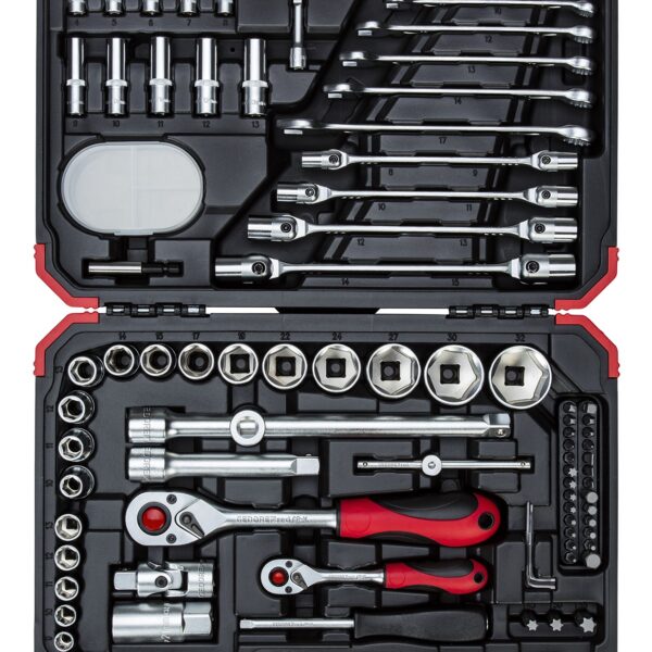 ZESTAW KLUCZY NASADOWYCH 1/4 1/2 92 SZTUK