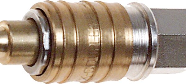 KOMPLET SZYBKOZŁĄCZKA DO KOMPRESORA Z KOŃCÓWKĄ NA WĄŻ 8MM