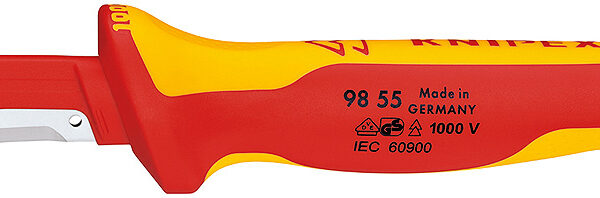 NÓŻ DO ŚCIĄGANIA IZOLACJI ZE STOPKĄ PROWADZĄCĄ 180MM