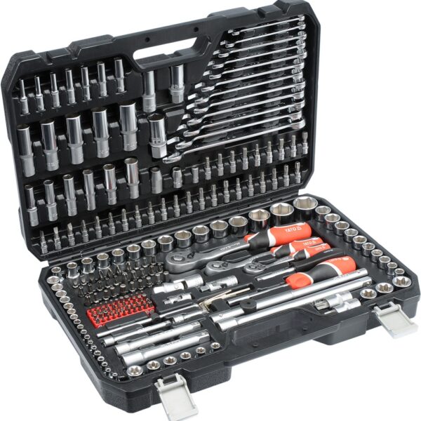 ZESTAW NARZĘDZIOWY XXL 1/4'', 3/8'', 1/2'' KPL 216 SZTUK