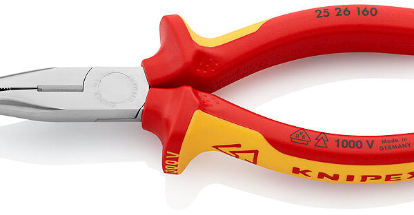 SZCZYPCE TNĄCE PÓŁOKRĄGŁE WYGIĘTE IZOLOWANE 160MM