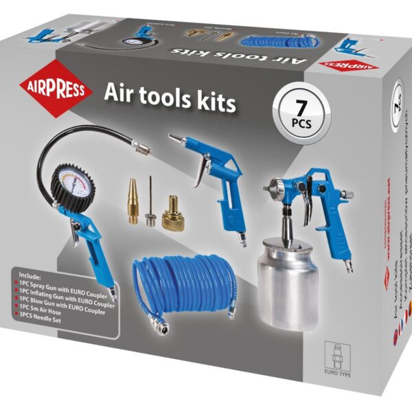 ZESTAW AKCESORIÓW PNEUMATYCZNYCH 7SZT.