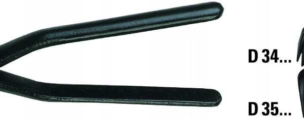 KLESZCZE DEKARSKIE WYGIĘTE 45ST.