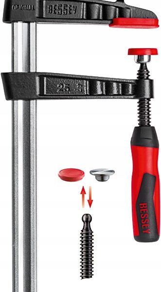 ŚCISK ŚRUBOWY STOLARSKI ŻELIWNY TG 100/50MM