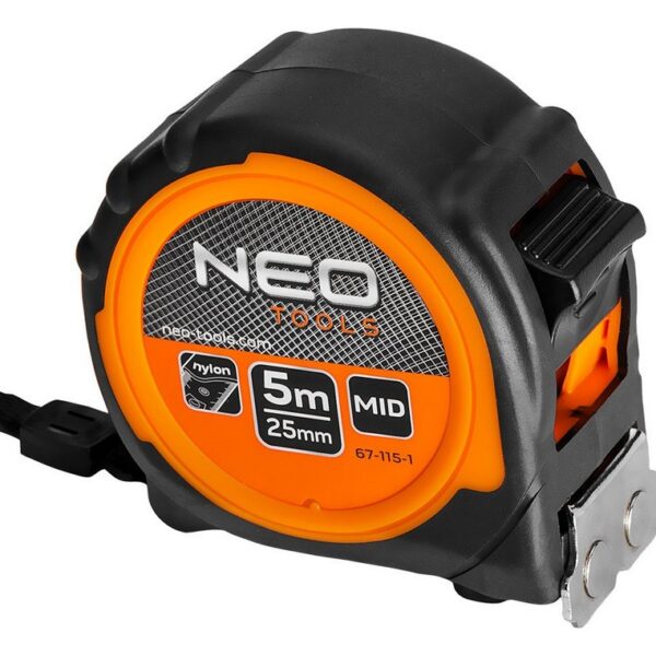 MIARA ZWIJANA STALOWA 5M/25MM MAGNES