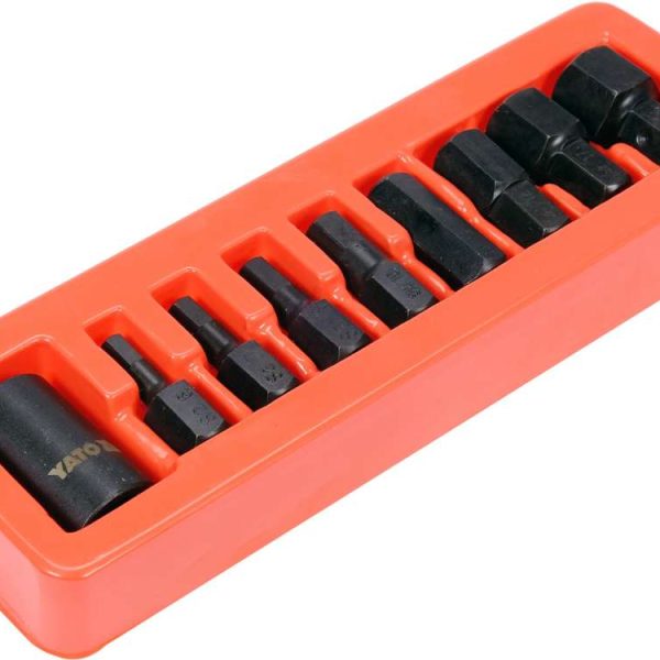 ZESTAW UDAROWYCH KLUCZY TRZPIENIOWYCH HEX  1/2''